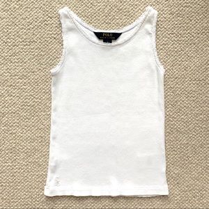 Ralph Lauren Polo Lace Trim Ribbed Tank